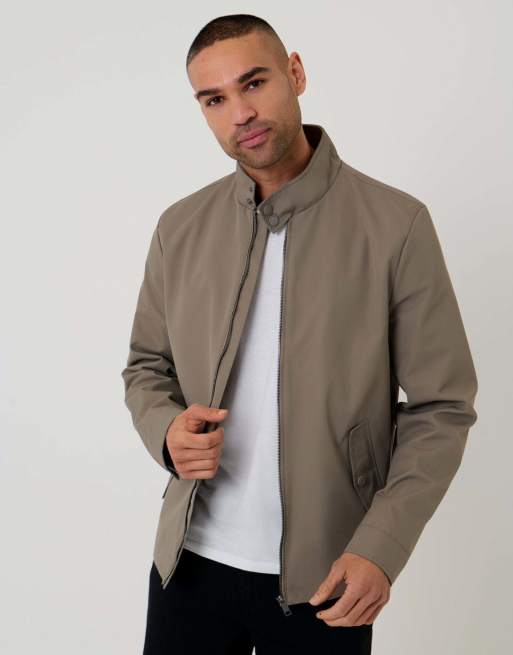 Showerproof Lightweight Zip Up Harrington Jacket, 5 of 5