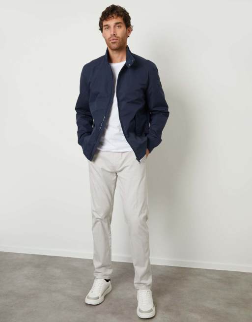 Showerproof Lightweight Zip Up Harrington Style Jacket, 4 of 5