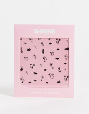 Shrine Abstract Nail Stickers-No colour
