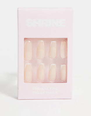 Shrine False Nails - Coffin French Tips