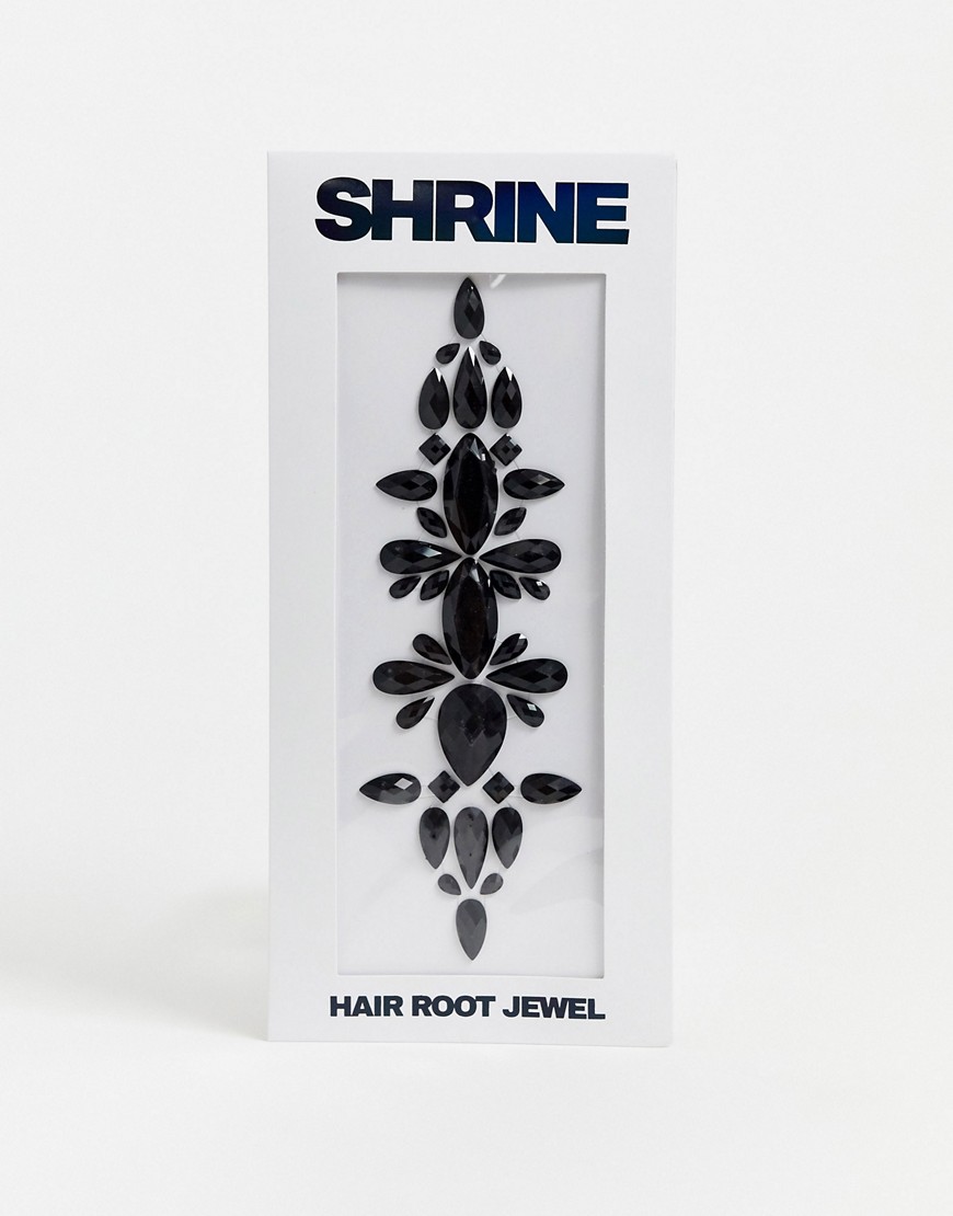 Shrine - Gioiello per la radice dei capelli per Halloween nero-Multicolore