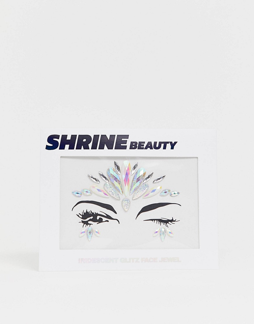 Shrine - Glitz - Iriserende gezichtsversiering-Zonder kleur