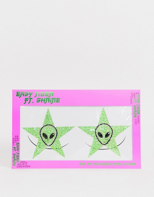 Shrine Green Out Of This World Body Sticker