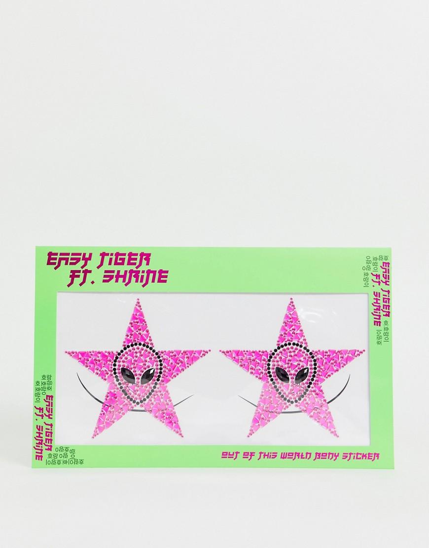 Shrine - Out Of This World - Lichaamssticker in roze