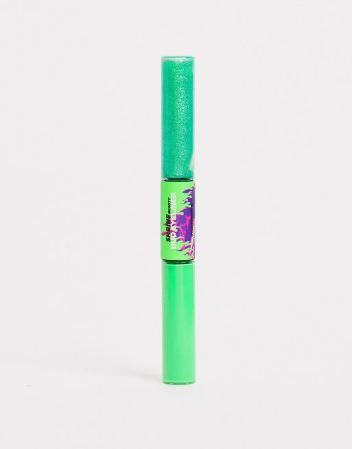 Shrine – Zweiseitiger Eyeliner in Neongrün und Glitzergrün