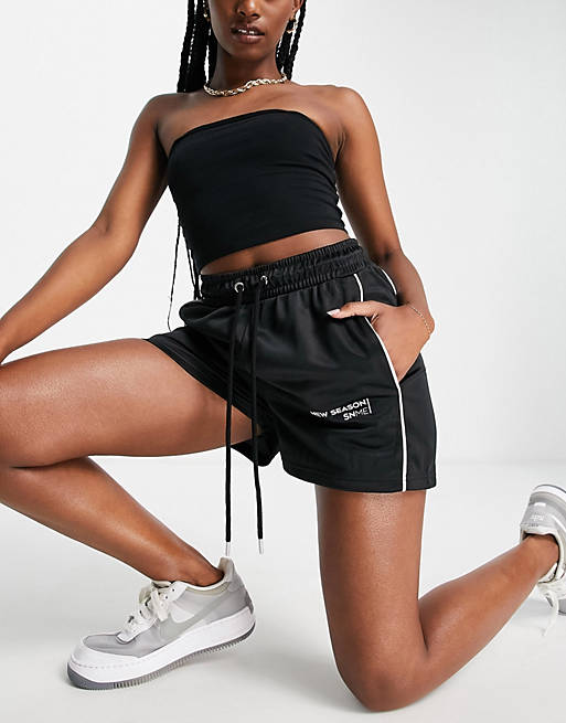 Sian Marie co-ord shorts in black