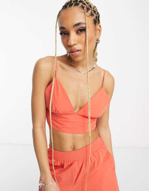 Signature 8 bralet in orange (part of a set)