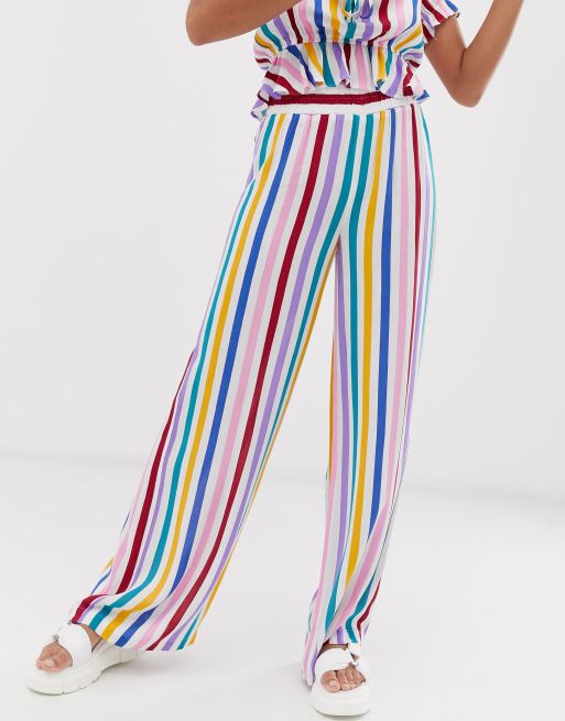 Candy store stripe trousers