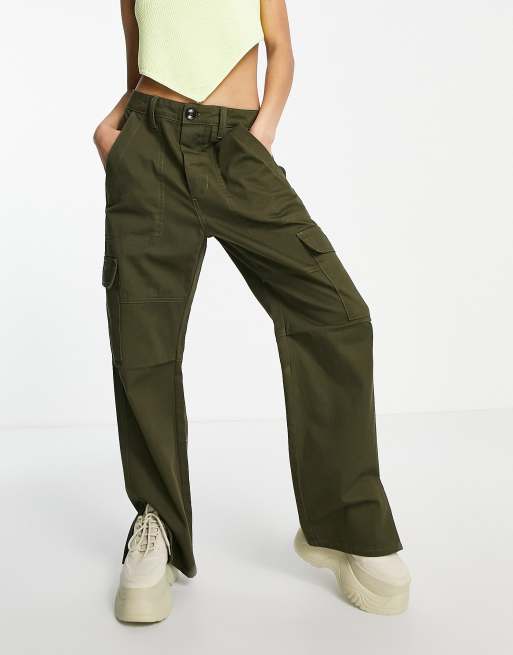 Signature 8 – Cargohose in Khaki mit mehreren Taschen