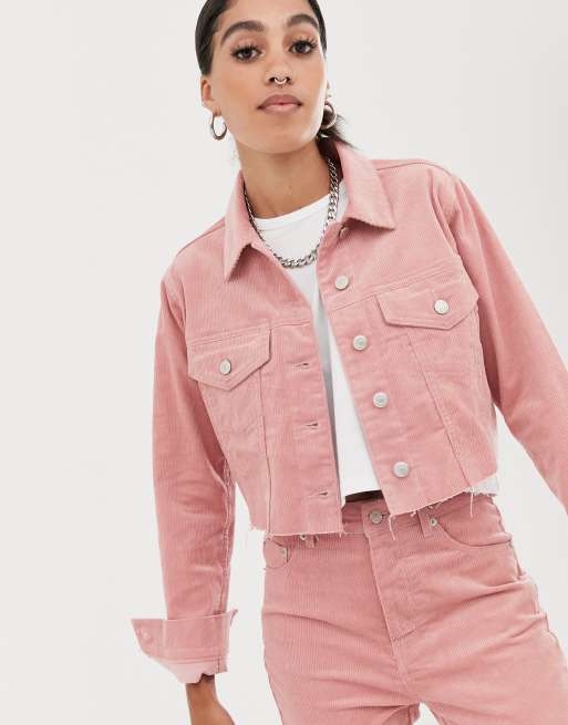 Cropped trucker hot sale