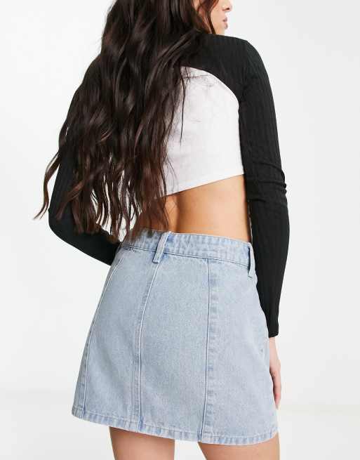 Signature 8 denim store skirt