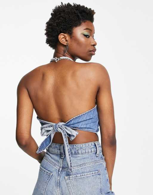 Signature 8 - Top di jeans in lavaggio medio , 2 di 4