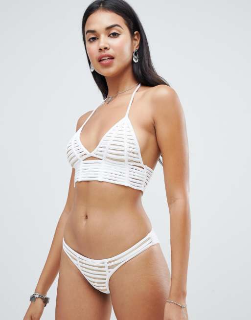 Caged hot sale bikini set