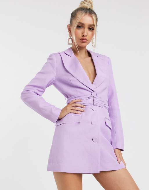 Lavender sale blazer dress