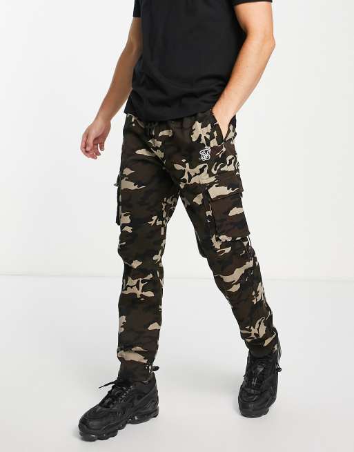 SikSilk - Cargobroek in camouflageprint