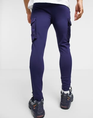 nylon cargo joggers