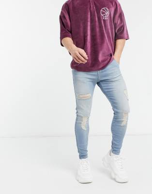 siksilk ripped jeans