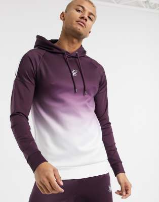 sik silk burgundy tracksuit