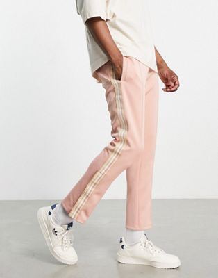 Siksilk infinite pleated joggers in pale pink with side stripe - ASOS Price Checker