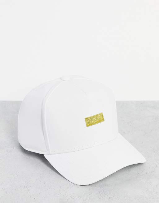 SikSilk – Infinity – Trucker-Kappe aus Nylon in Weiß