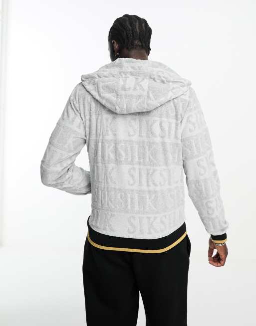 Siksilk zip best sale through hoodie