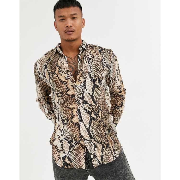 asos snakeskin shirt