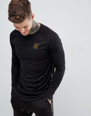 sik silk black and gold tracksuit