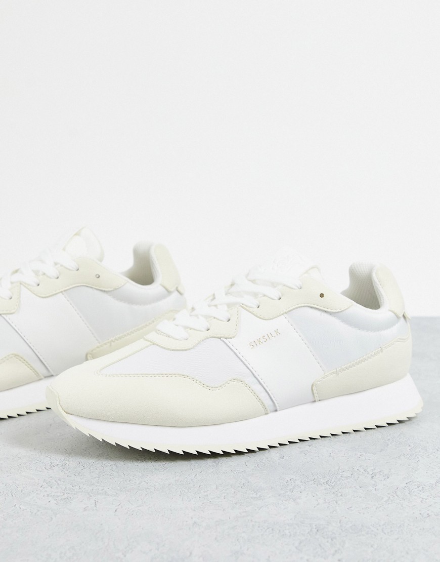 Mika racer sneakers in white