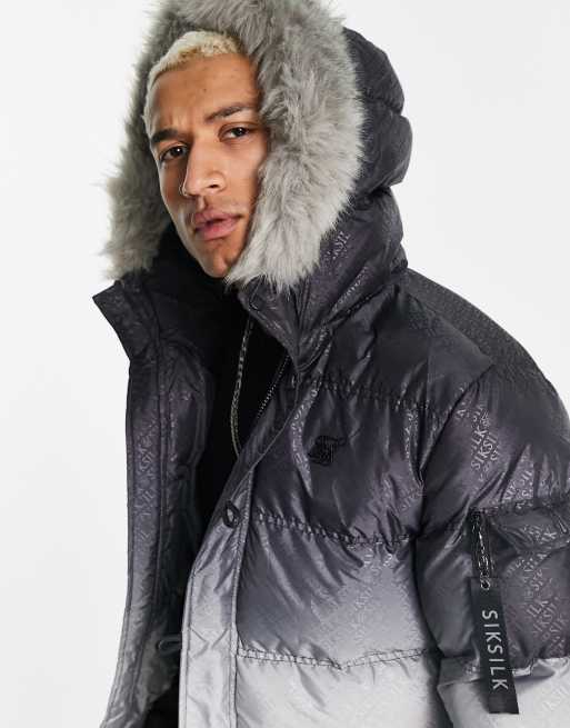 Siksilk fade shop parka jacket