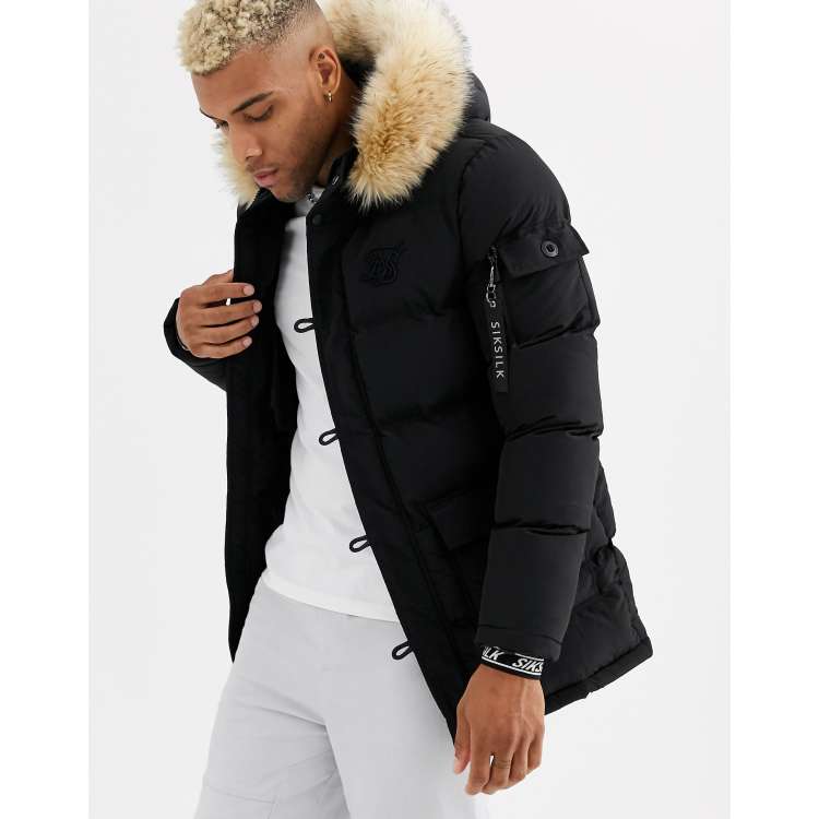 Silk silk puffer clearance jacket