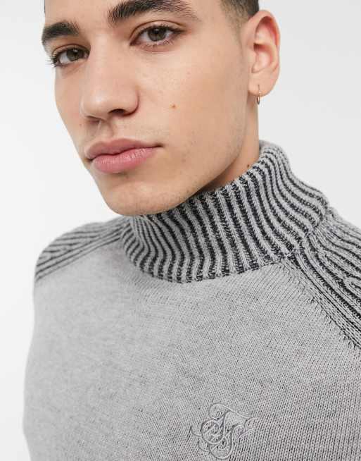 Sik silk hotsell roll neck