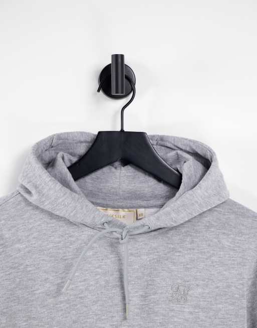 SikSilk smart essentials hoodie in grey, 4 of 4
