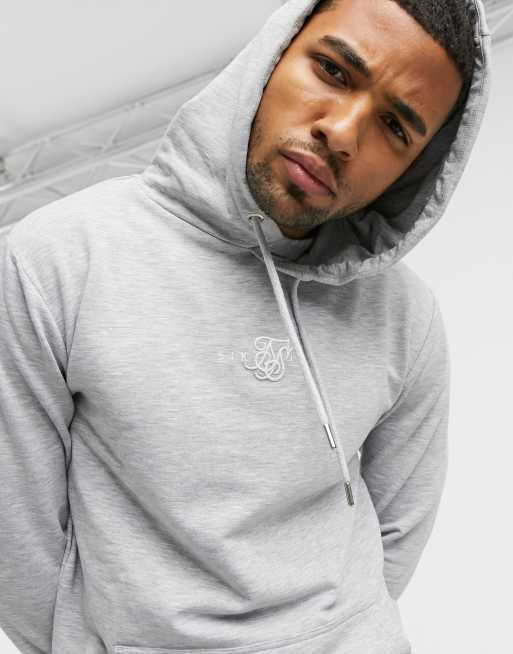 Siksilk smart overhead hoodie in grey