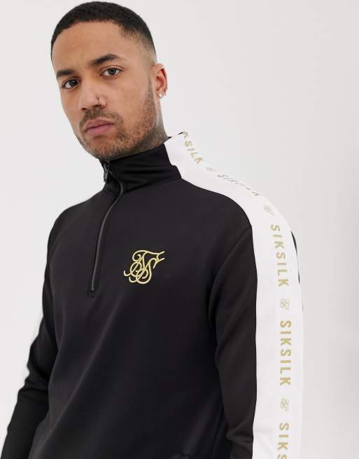 Sik silk cheap black tracksuit