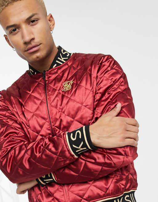 Siksilk x Dani Alves reversible bomber jacket