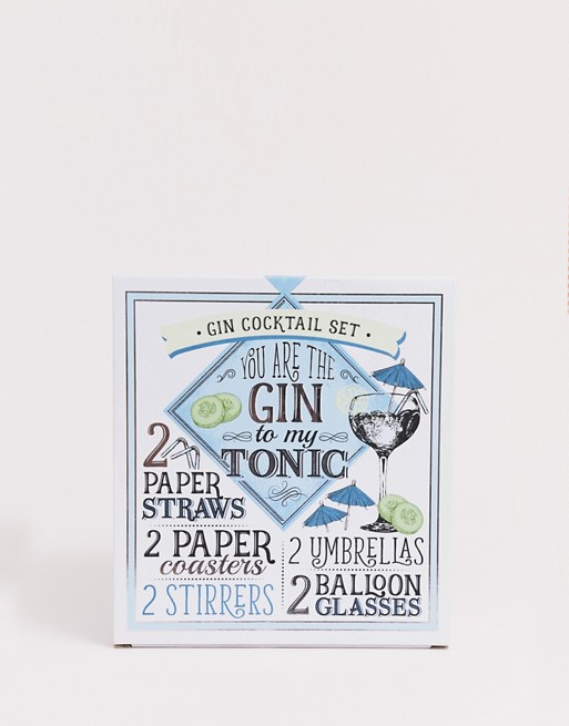 SIL gin cocktail gift set