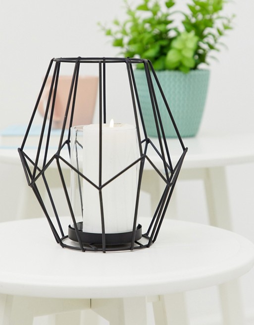 SIL metal candle holder
