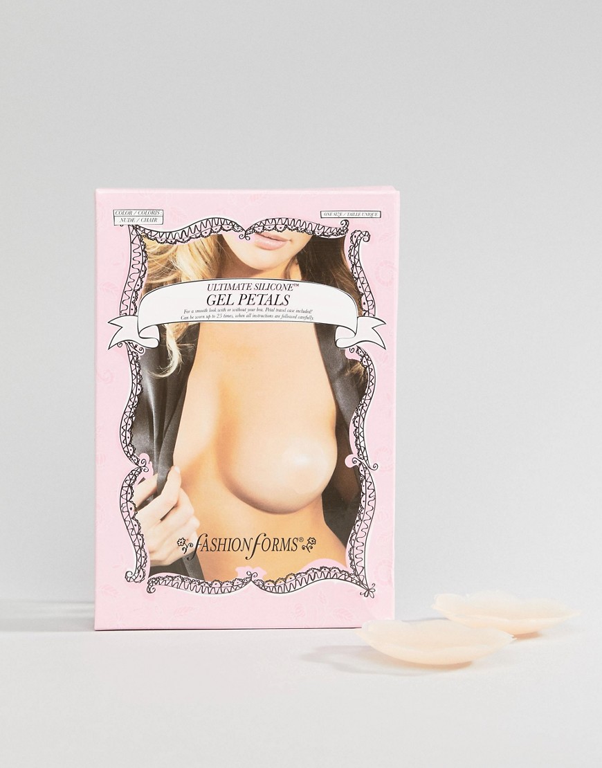 Silicone Gel bladformede brystvorte-covers fra Fashion Forms-Beige