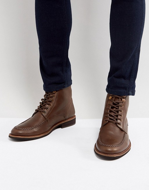 Silver Street | Silver Street Apron Boots in Leather