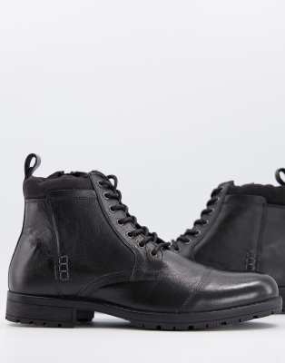 bottes homme à lacets devant