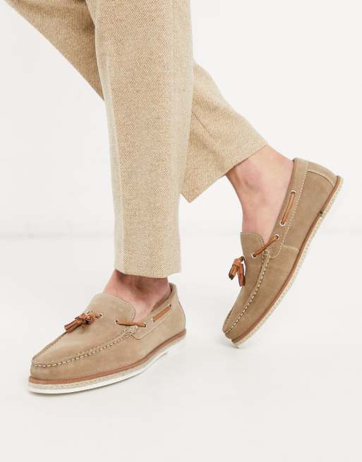 Boat sales shoes beige