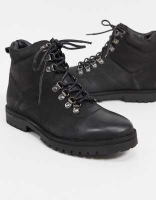 lace up chunky hiker boots