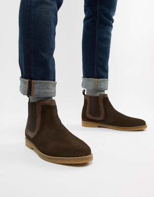 silver chelsea boots