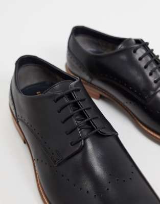 black formal lace up shoes