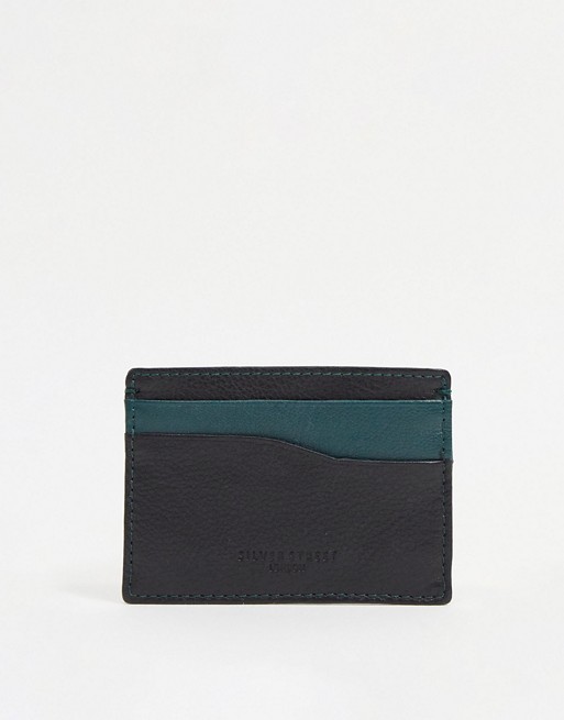 Silver Street leather card holder