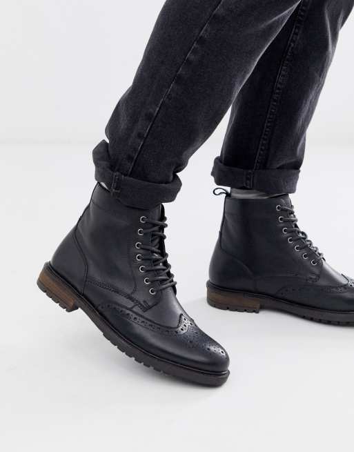 Everyday Lace-Up Boot Black