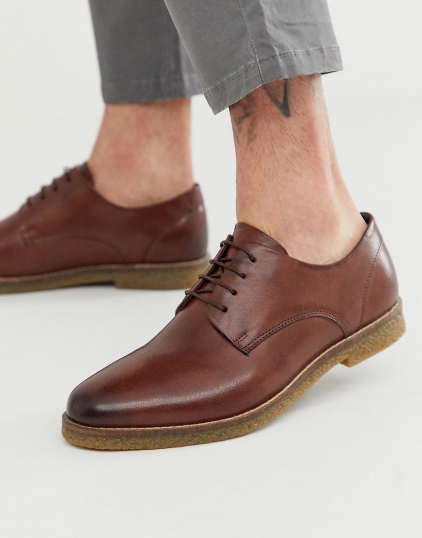 Silver Street leather lace up shoe in brown