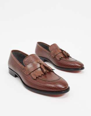 oxblood tassel loafers