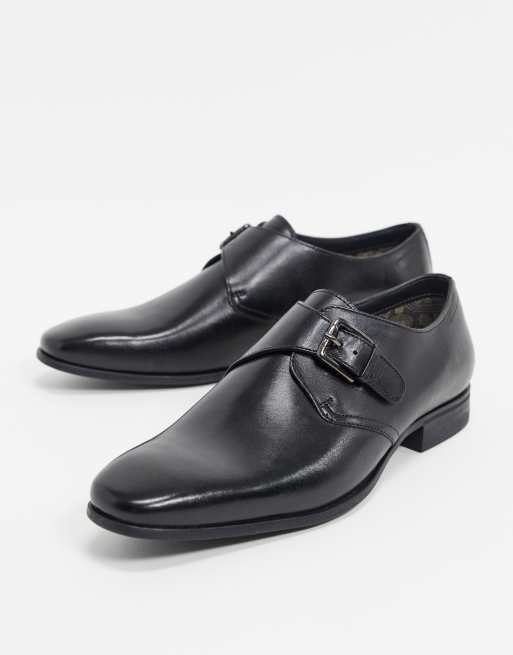 Silver Street Scarpe eleganti nere con fibbia ASOS