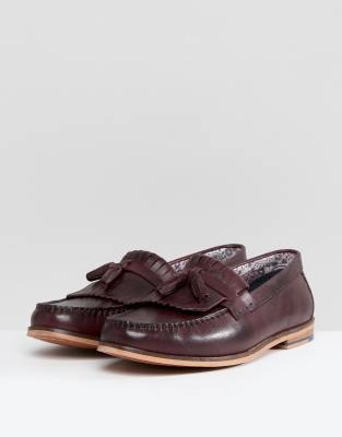silver street tassel loafers